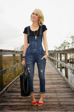Attire skinny overalls outfit luggage and bags, women's overalls, casual ripped denim jumpsuit, summer dangri outfits: 