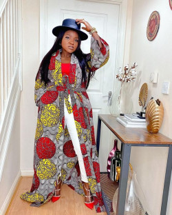 Trendy ankara kimono jacket styles african wax prints, street fashion, long sleeve jacket, ankara designs: Ankara Outfits,  Ankara Inspirations  