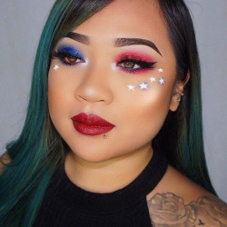 Easy Makeup Look Ideas For Independence Day 4th July: 