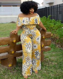 Jumpsuit styles for chubby ladies, plus size ankara styles: 