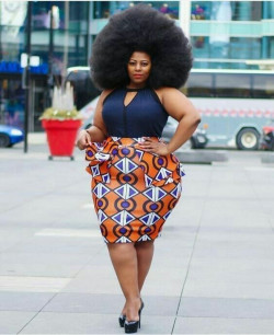 Styles for plus size african women, plus size ankara print dress: 
