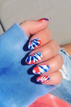 Cute 4th Of July Acrylic Nails: 