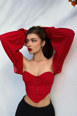 Red Corset Outfit Ideas Trendy clothing ideas Tumblr,: 