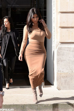 Kim Kardashian beige one-piece garment, celebrity style, kylie jenner: Beige Outfit,  Casual Party Dress  