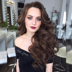 Makeup Looks With Black Dress: Hair highlighting,  Makeup Looks  