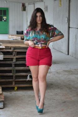 Stylish Plus Size Shorts Outfits Summer: Plus size outfit  