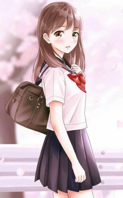 Outfit inspiration anime girl student, anime convention: Anime Girl  