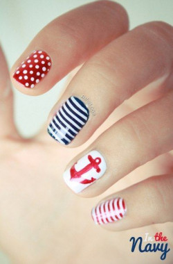 4th Of July Nail Ideas For Short Nails: 