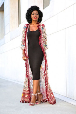 Classy outfit chiffon kimono dress one-piece garment, casual wear: 