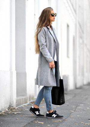 New Balance Outfit, Outfit Ideas With Beige Jackets And Coat, New Balance  Shoes Outfits