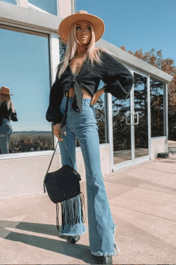Outfit inspo with jeans, denim, trousers, bell-bottoms: Denim Pants  