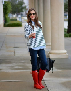 Outfit mujer botas de lluvia: 