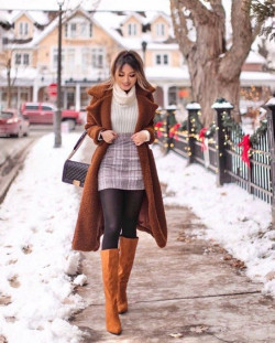 Outfit inspiration skirt boots tights knee-high boot, street fashion, fashion boot: 