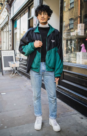 Street style look masculino inverno: 
