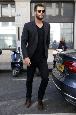 Black blazer with jeans, suit jacket: 