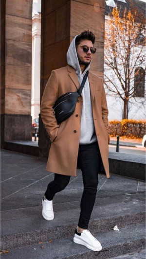 Trendy clothing ideas hoodie with overcoat: 