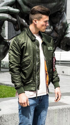 Dresses ideas bomberjacket style herren ma-1 bomber jacket, leather jacket, flight jacket: 