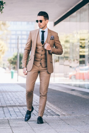 Outfit inspo brown pant coat, men's clothing: 