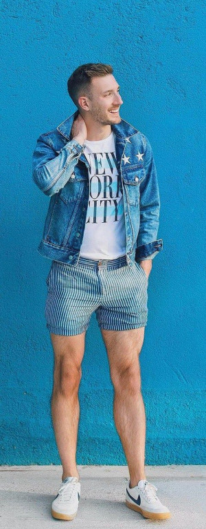 Men in short shorts 2020, men's shorts: 