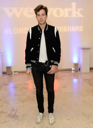 Outfit inspiration mark ronson teddy yves saint laurent, saint laurent, flight jacket: 