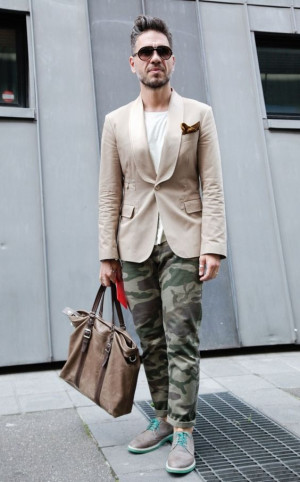 Beige trendy clothing ideas with jeans, shirt, blazer, jacket, trousers: 