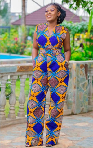 Outfit Pinterest african jumpsuit designs african wax prints: 