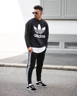 Adidas street style men, men's apparel: 