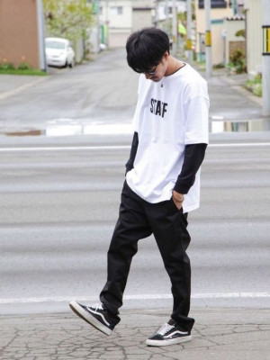 Hombres outfits de skaters, men's clothing: 