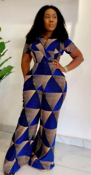 Ankara Jumpsuit Styles For Fat Ladies: 