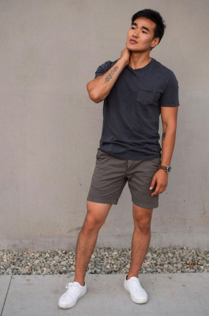 Casual outfit men shorts, bermuda shorts: 
