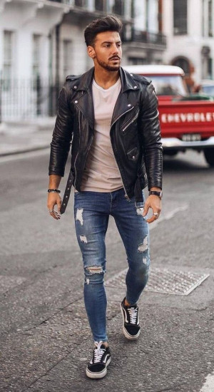 Casual mens winter outfits, business casual: 