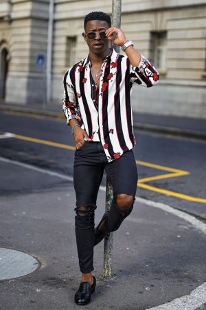 Look inspiration with shirt, jeans, t-shirt, sportswear: 