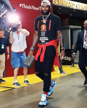 Lebron james travis scott jordan 4: 