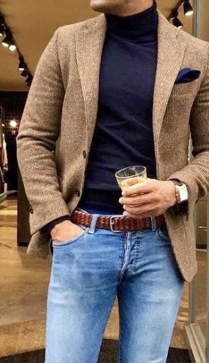 Elegante sport hombre invierno, men's clothing: 