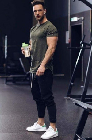 Fashion mens gym wear, men's clothing: 