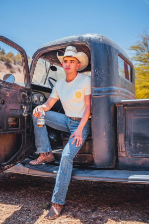 Outfit inspo western casual dress for male: 