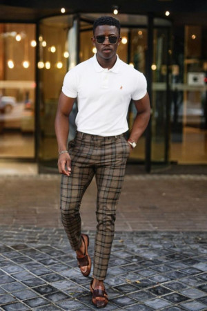 30 Best Ways To Wear Plaid Pants To Work This Summer  Mens plaid pants Plaid  pants outfit Pants outfit men