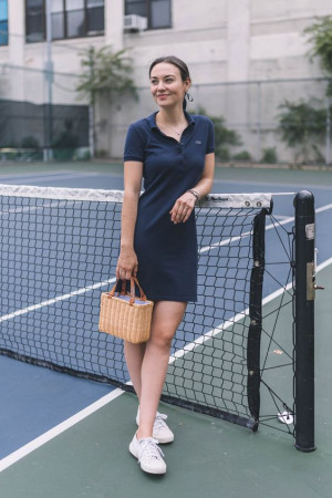 Outfit inspo polo dress outfit, tennis equipment: 
