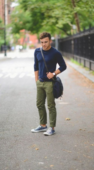 Outfit inspo olive pants mens, olive chinos: 
