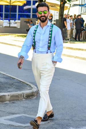 White outfit inspo with jeans, t-shirt, trousers, dress shirt: 