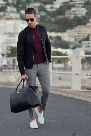 Gray pants outfits men  men's clothing, t-shirt: 