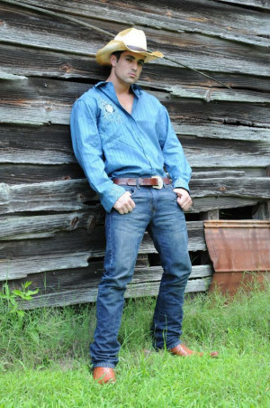 Light Blue Denim Shirt, Cowboy Outfits Ideas With Light Blue Jeans ...