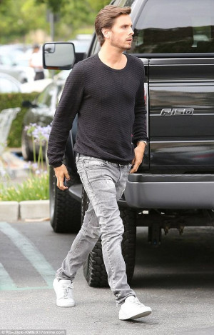 Scott disick gray jeans slim-fit pants, grey jeans, crew neck, t-shirt: 