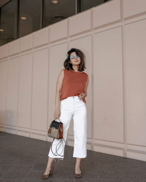 Combinar pantalon capri blanco luggage and bags, slim-fit pants: 