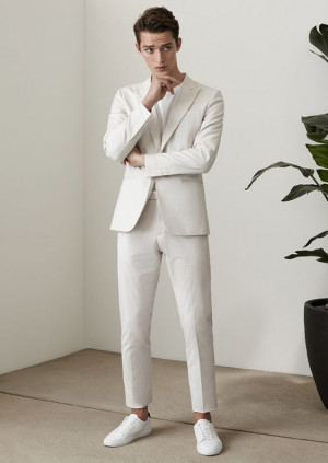 Clothing ideas white outfit men  cocktail dress, suit trousers, formal wear: 