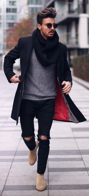 Mens casual winter fashion, business casual: 