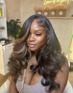 Looking for that perfect prom hairstyle? Here it is!: beauty,  hair coloring,  Layered hair,  Brown hair,  Black hair,  Long hair,  Lace wig  