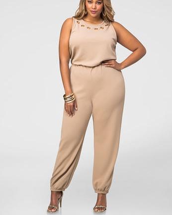Casual wear - t-shirt, blouse, top, waist: Plus size outfit,  Sand Top  
