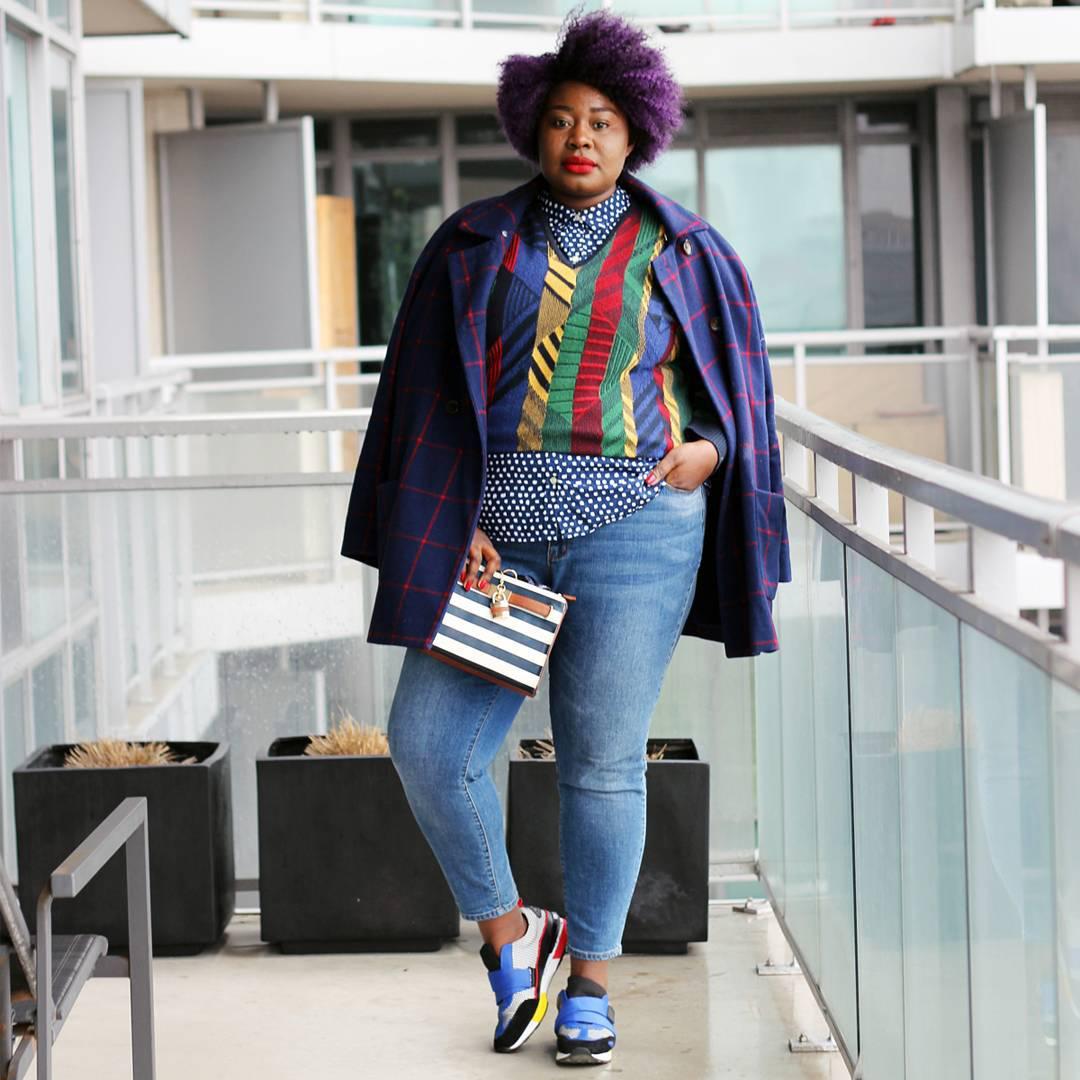 Styles Plus Size, Nadia Aboulhosn, Fashion blog: Street Style,  Plus size outfit,  Plus-Size Model  