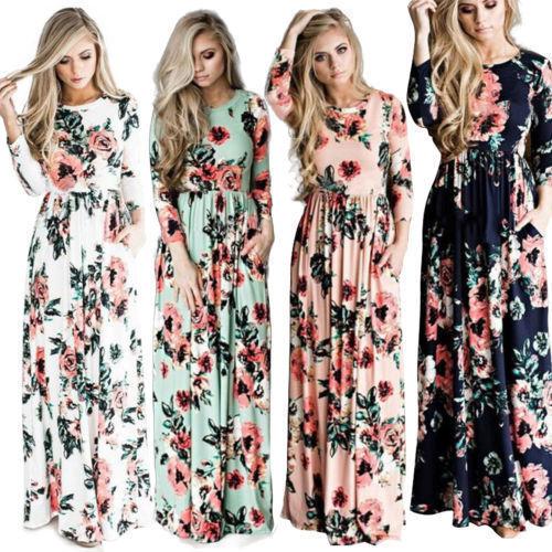 ladies casual maxi dresses